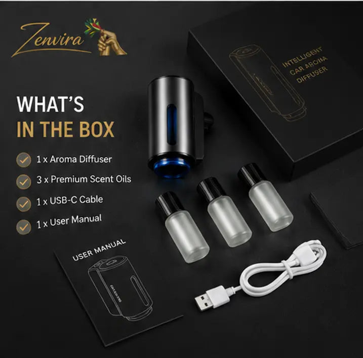 Zenvira™ Smart Car Aroma Diffuser