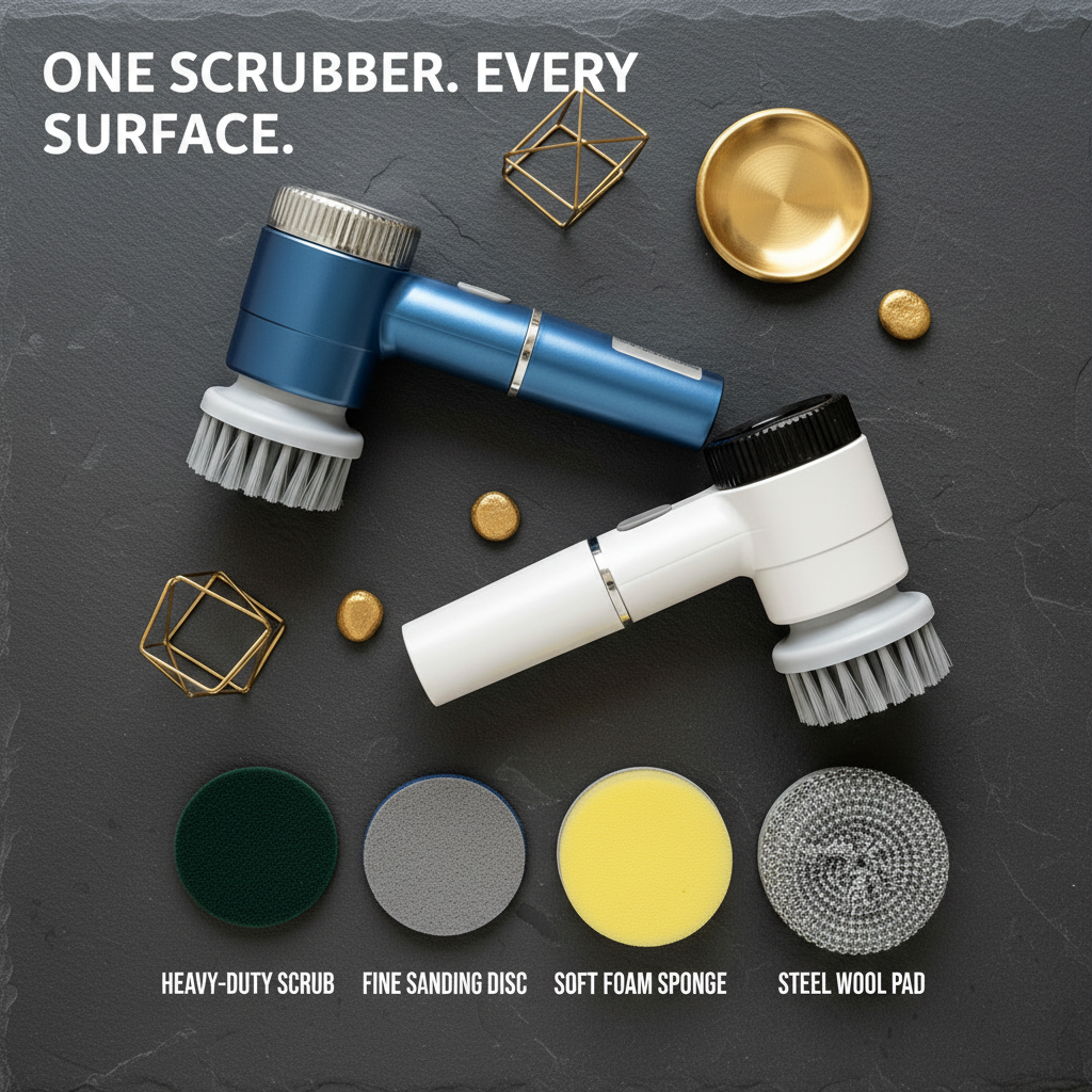 Hero Flat Lay - All 4 Attachments